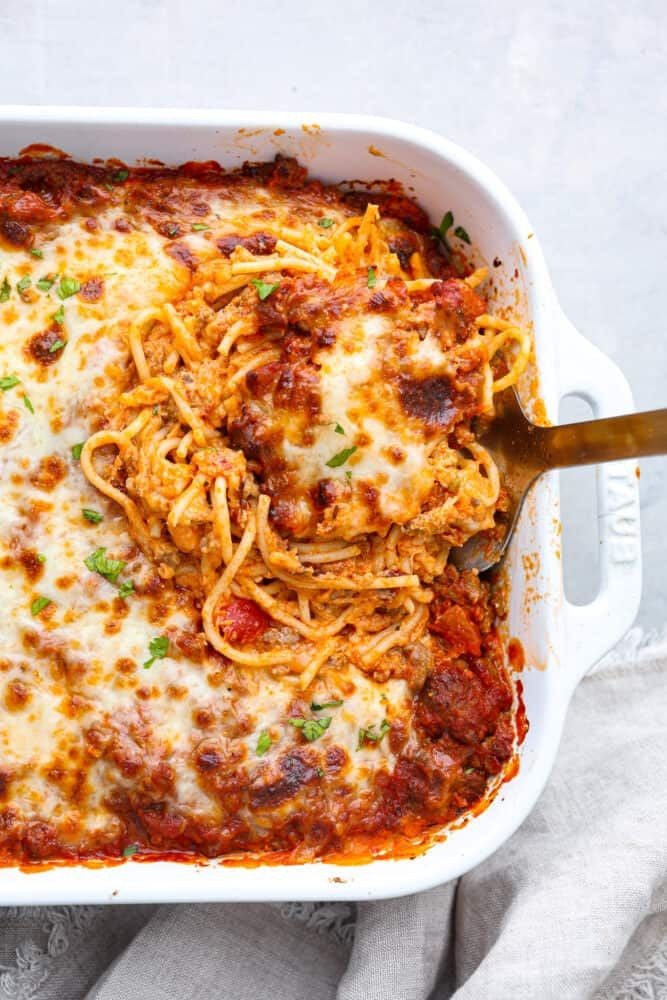 Community recipe : Baked Spaghetti